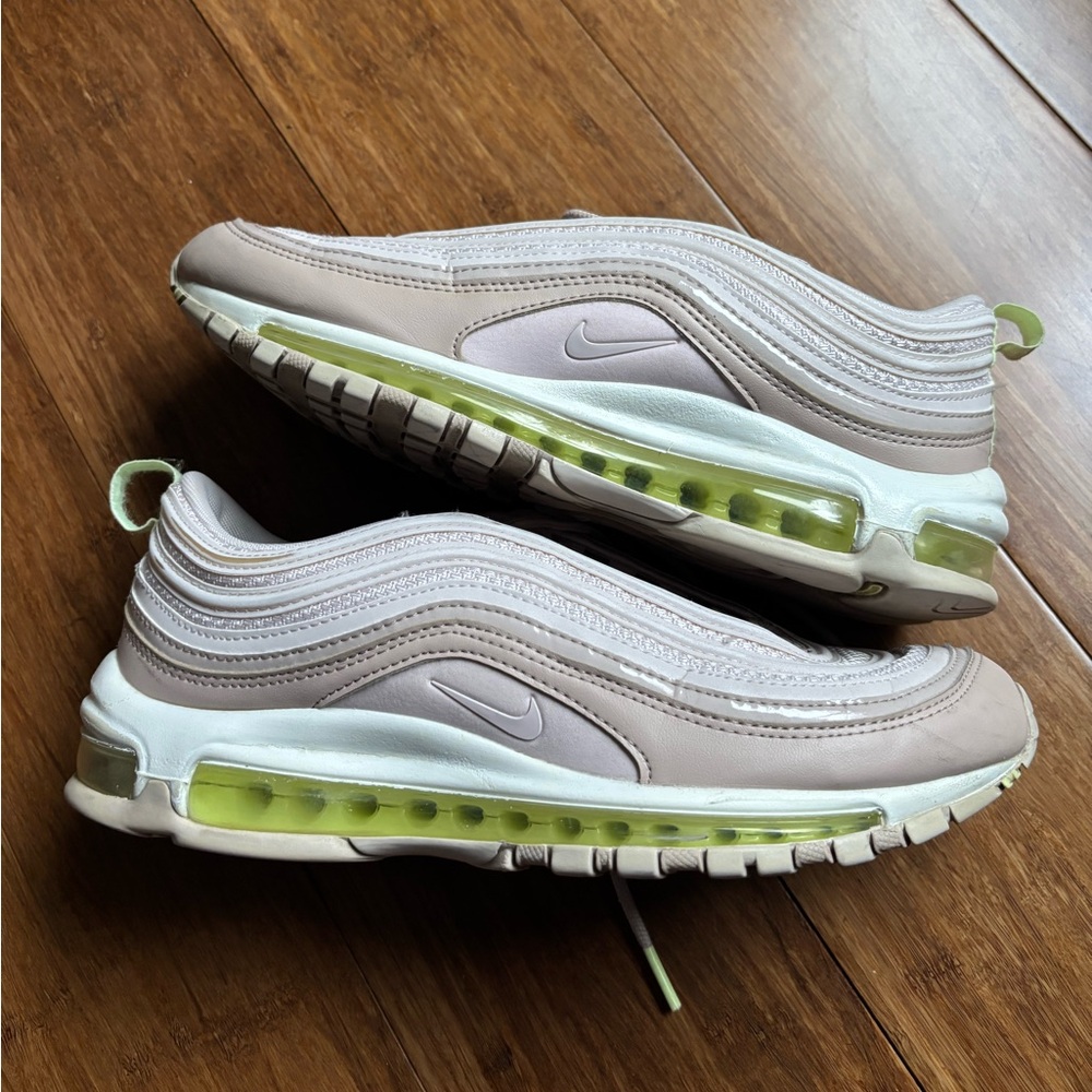 Nike Air Max 97 Sneakers in Light pink and sage